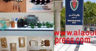 والي أمن فاس يقود حملة المداهمات المباغثة لأوكار المخدرات والخمور المحصنة داخل أسوار فاس المدينة وحي 45 مقاطعة المرينيين