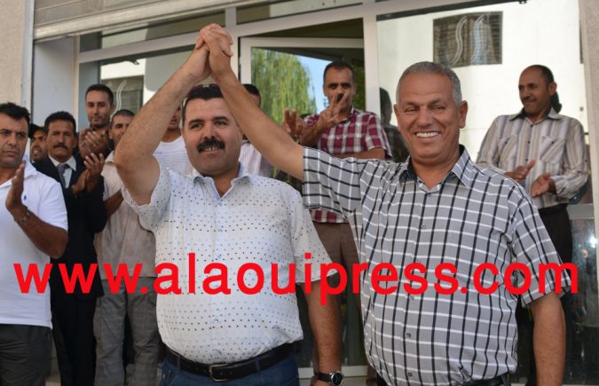 رشيد الهرد رئيس الجماعة القروية عين البيضاء يقدم بمعية نواب وأعضاء وأعيان وشبان الجماعة، عبارات التهاني والتبريك إلى النائب البرلماني رشيد الفايق