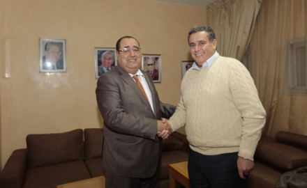 التحركات الأخنوشية التي أربكت حسابات بنكيران : أخنوش ضيف لشكر فوق العادة بمركز حزب USFP بالرباط