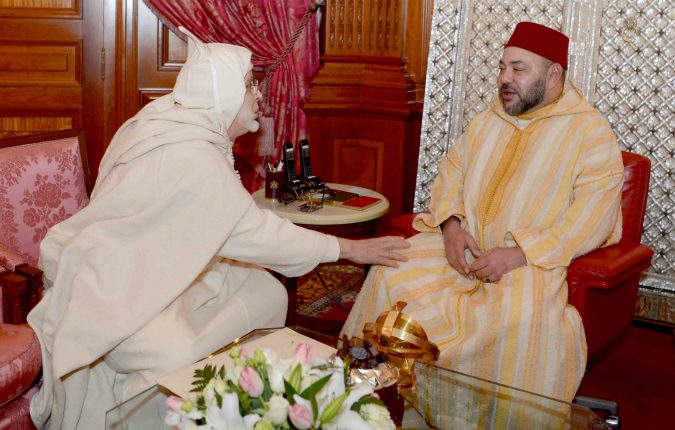 رسالة تعزية مرفوعة إلى جـلالة الملك حفظه الله من جمال الدين القادري إثر وفاة الشيخ حمزة بالعباس