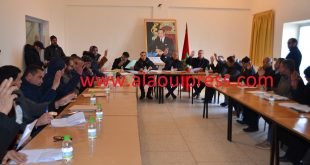 المصادقة بالإجماع على جميع النقط المدرجة في جدول أعمال الدورة العادية لمجلس جماعة أولاد الطيب برسم شهر فبراير