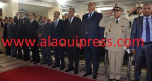 والي جهة فاس مكناس السعيد زنيبر يترأس مراسيم حفل الإستماع إلى الخطاب السامي بمناسبة الذكرى 65 لثورة الملك والشعب