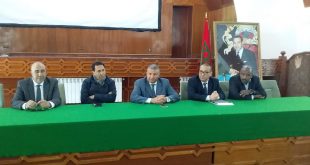 المدير الجهوي للصحة بجهة فاس مكناس الدكتور المهدي البلوطي يترأس مراسيم حفل تنصيب المندوب الإقليمي لوزارة الصحة بإقليم إفران