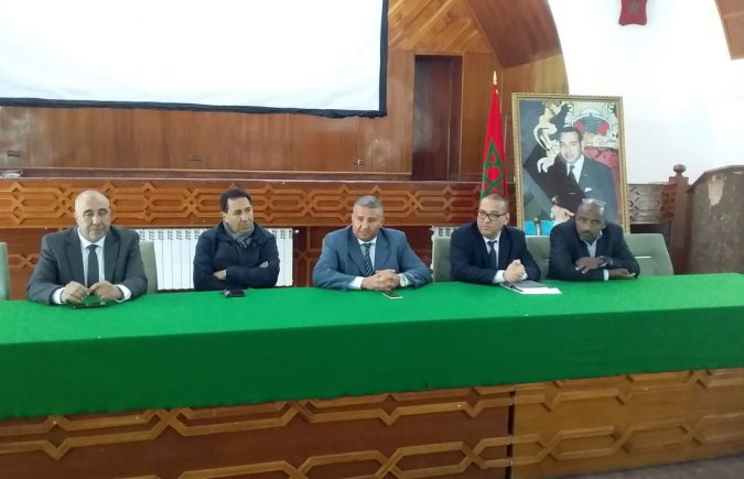 المدير الجهوي للصحة بجهة فاس مكناس الدكتور المهدي البلوطي يترأس مراسيم حفل تنصيب المندوب الإقليمي لوزارة الصحة بإقليم إفران