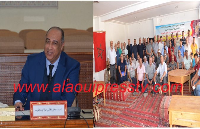 تعزية جمعية مستثمري عين الشقف في وفاة عامل إقليم مولاي يعقوب المرحوم نور الدين عبود