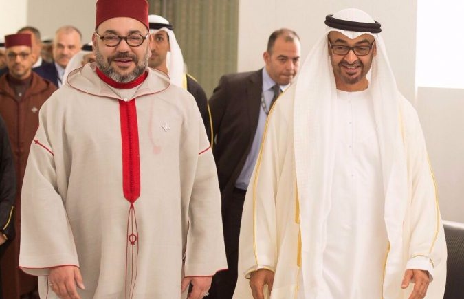 الملك محمد السادس حفظه الله يتلقى اتصالا هاتفيا من أخيه صاحب السمو الشيخ محمد بن زايد آل نهيان ولي عهد أبو ظبي