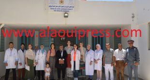 طالبات من جامعة الطب بأمريكا يلامسن عن قرب المستوى الجيد للخدمات الطبية التي يقدمها المركز الصحي القروي سيدي أحمد البرنوصي إقليم مولاي يعقوب