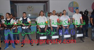 فرقة مكافحة العصابات التابعة لولاية أمن فاس B.A.G توقف جانحا أشهر سكينا من الحجم الكبير في وجه عناصر الأمن