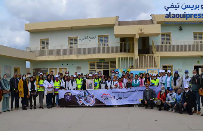 جمعيات المجتمع المدني بجماعة عين قنصرة تخلد اليوم الوطني للسلامة الطرقية بدعم من المجلس الجماعي
