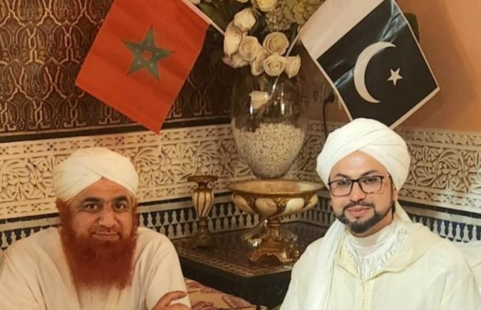 رئيس مجلس الشورى للدعوة الاسلامية العالمية الشيخ عمران عطاري بفاس في ضيافة المفكر د. محمد أمين الحسني
